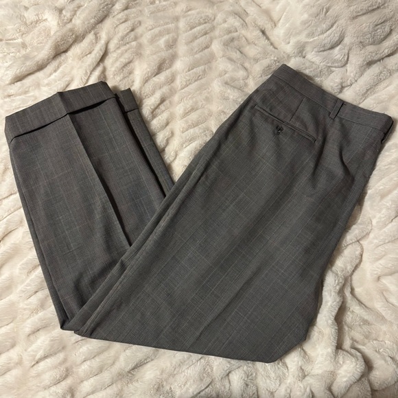 Hart Schaffner Marx Charcoal Pinstripe Suit